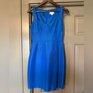 J. Crew Vibrant Blue Cocktail Dress